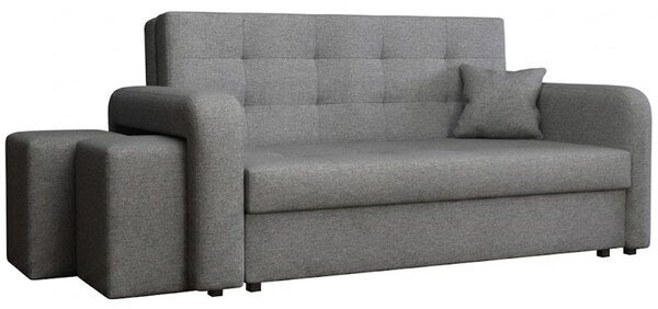 Pohovka VIVA III HOME + 2x taburet v ceně | 178 cm | LEVÁ | rozkládací + úložný prostor | VÝBĚR TKANIN