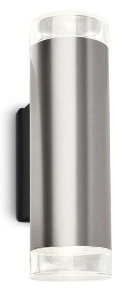 BRILO 3072022 Venkovní svítidlo 19,5 cm vč. 2x GU10 4,7W 400lm nerez ocel - BRILO