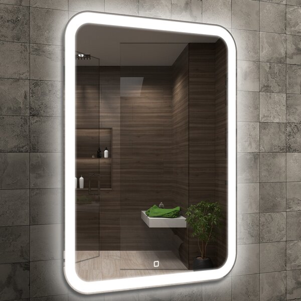 Venti Prima zrcadlo 50x70 cm obdélníkový s osvětlením 5905951180106