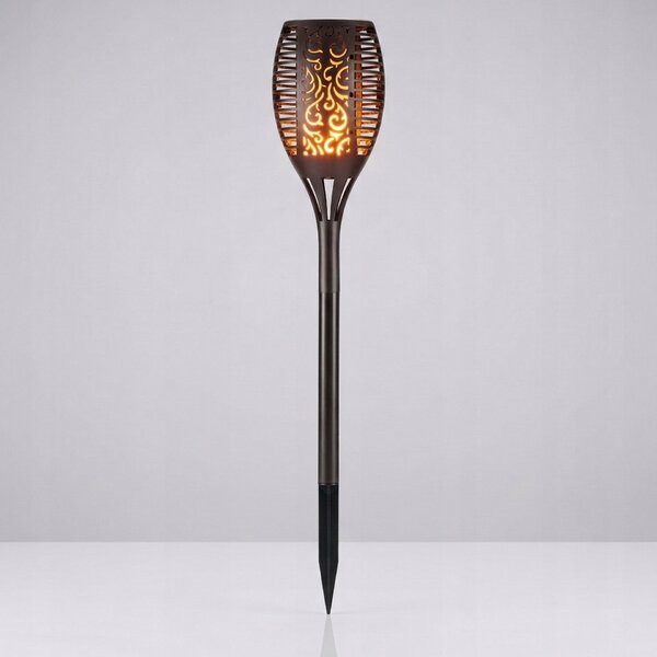 Černé LED solární zápichové svítidlo 51 cm, IP44, 1 W