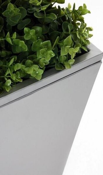 Květináč ELEMENTO, pozink, šířka 90 cm, stříbrný