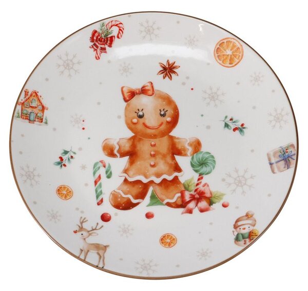 Porcelánový dezertní talíř PERNÍČEK assort