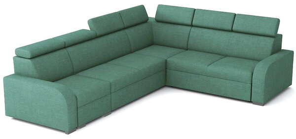 Sedací souprava OSLO L + křeslo + taburet | 315x250 | rozkládací + 2x úložný prostor | VÝBĚR TKANIN