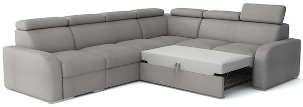 Sedací souprava OSLO L + křeslo + taburet | 315x250 | rozkládací + 2x úložný prostor | VÝBĚR TKANIN