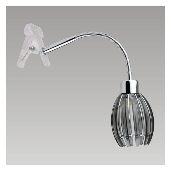 Lampa s klipem EZZO 1xG9/33W/230V kouřová