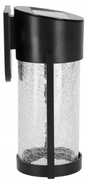 LED solární nástěnné svítidlo, IP44, 3000 K, 20 × 10 cm
