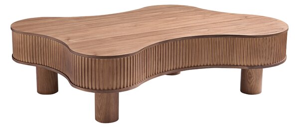 KONFERENČNÍ STOLEK, barvy vlašských ořechů, kompozitní dřevo, 116/77/32 cm Livetastic - Konferenční stolky, Online Only