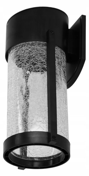 LED solární nástěnné svítidlo, IP44, 3000 K, 20 × 10 cm