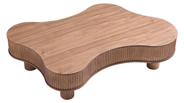 KONFERENČNÍ STOLEK, barvy vlašských ořechů, kompozitní dřevo, 116/77/32 cm Livetastic - Konferenční stolky, Online Only