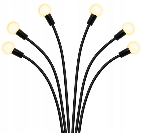 LED solární zápichové svítidlo, IP44, 0,6 W, teplá bílá