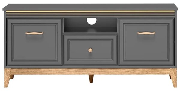 TERRA s | TV stolek TA-8 | 135,5 cm | šedá