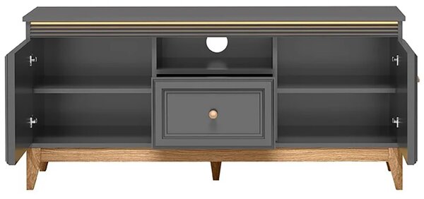 TERRA s | TV stolek TA-8 | 135,5 cm | šedá