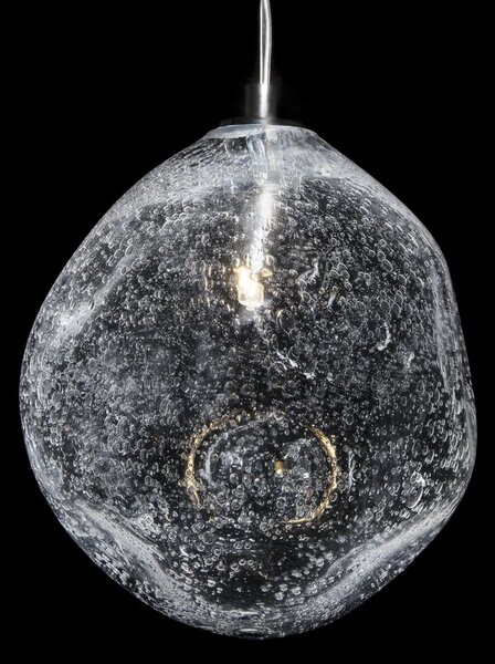 Designové svítidlo závěsné EOR250, Varianta Crystal/Zlato