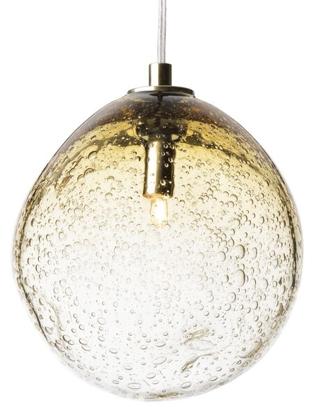 Designové svítidlo závěsné EOR200, Varianta Crystal/Stříbro