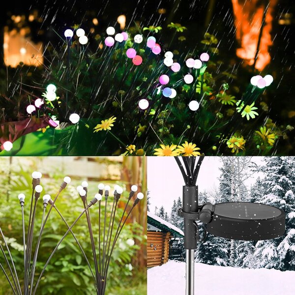 LED solární zápichové svítidlo, IP44