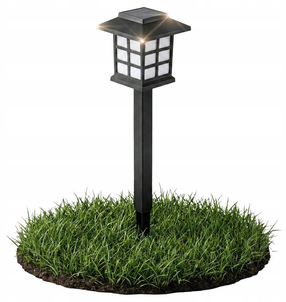 LED solární zápichové svítidlo 38 cm, IP44, studená bílá