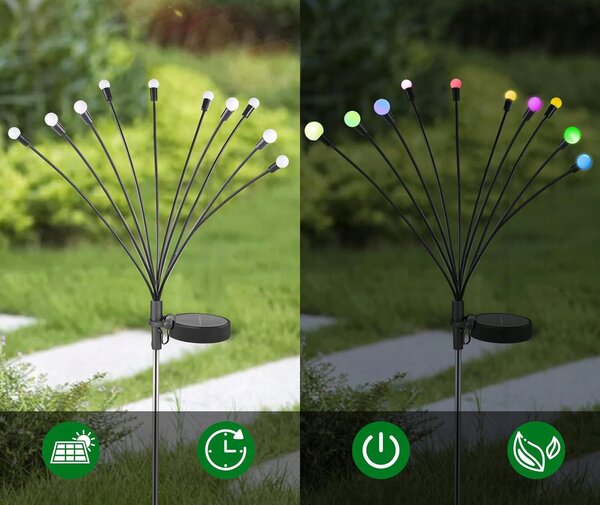 LED solární zápichové svítidlo, IP44