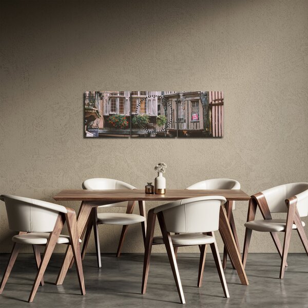 Obraz - Creperie (s hodinami) (90x30 cm)