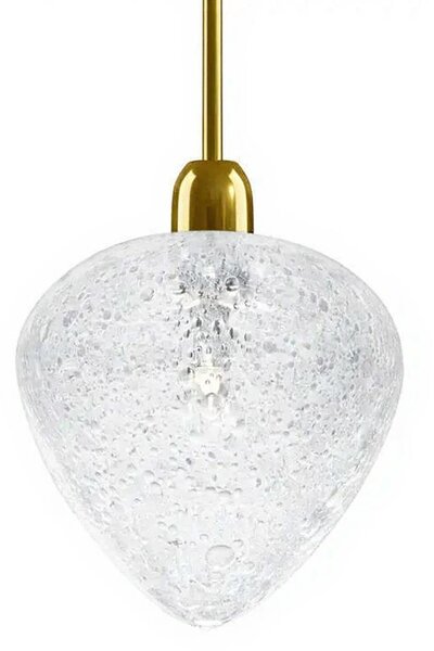Moderní závěsné svítidlo ELA01Crystal, Varianta Zlatá-matná