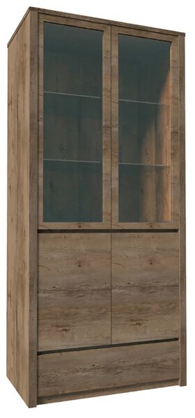 Obývací stěna s komodou MONTANA d | 6 dílů | 280 cm + 140 cm + 120x60 cm | lefkas