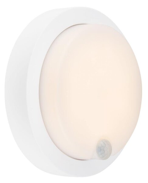 BRILO 3765016 nabíjecí LED svítidlo s pohybovým a soumrakovým senzorem, 17 cm, 4W, 700lm, bílé - BRILO