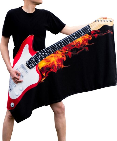 Ručník ve tvaru kytary – Rock Towel - 959 - 474 - 405 - 502