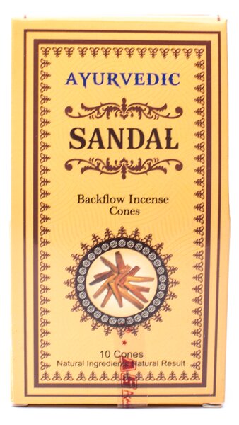 Masala Incense Santal – indické vonné františky "Tekoucí dým"