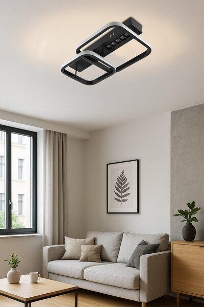 LED závěsné svítidlo 48 W, 3 režimy barvy světla, 4320 lm, IP20