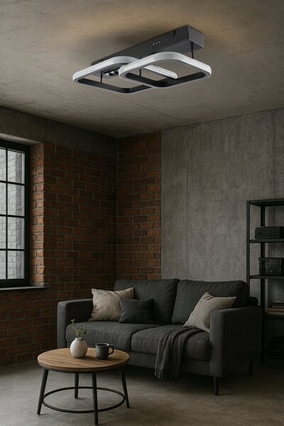 LED závěsné svítidlo 48 W, 3 režimy barvy světla, 4320 lm, IP20