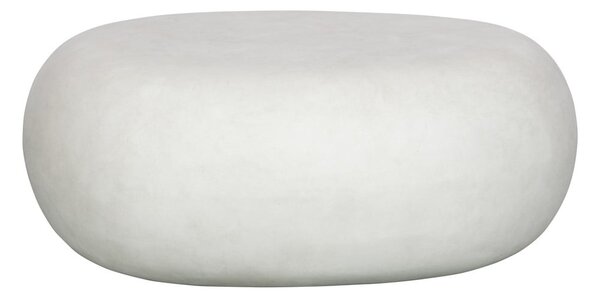 Bílý konferenční stolek 49x65 cm Pebble – vtwonen