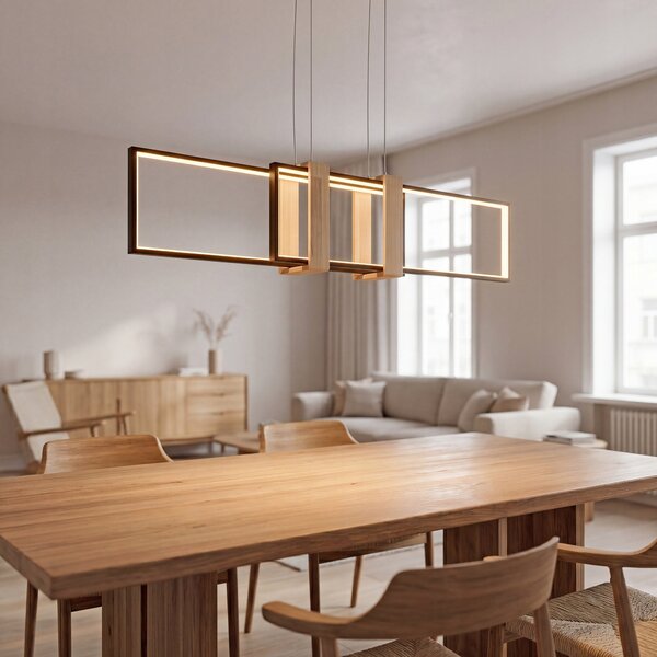 LED závěsné svítidlo 58 W, 5220 lm, teplá bílá, IP20