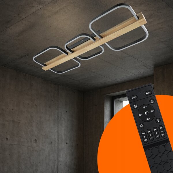 LED závěsné svítidlo 68 W, 6120 lm, IP20