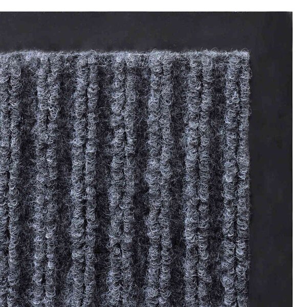 PVC rohožky 2 ks šedé 90 x 60 cm 278748