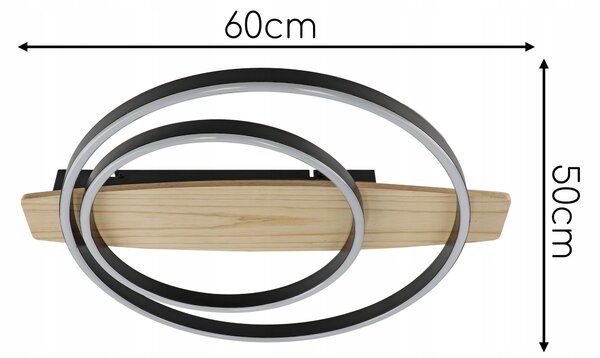 LED závěsné svítidlo 68 W, 6120 lm, IP20