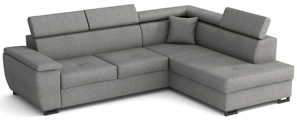 Sedací souprava Natan | 270x202 cm | PRAVÁ | rozkládací + úložný prostor | VÝBĚR TKANIN
