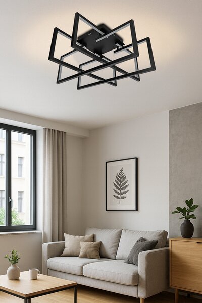 Bílé LED závěsné svítidlo – teplá bílá, 110 W, IP20