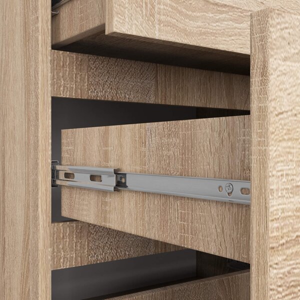 Ak furniture Komoda Kuba 120 cm dub sonoma
