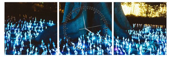 Obraz - Magický strom (s hodinami) (90x30 cm)