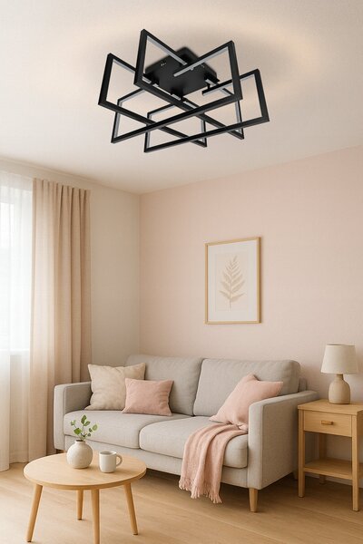 Bílé LED závěsné svítidlo – teplá bílá, 110 W, IP20