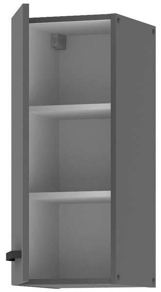 Kuchyňská linka NESSANT se | 250x280 cm | zásuvky PREMIUM BOX | šedá mat