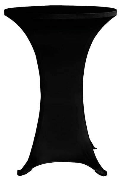 Návleky na koktejlový stůl Ø 60 cm černé strečové 4 ks 279071