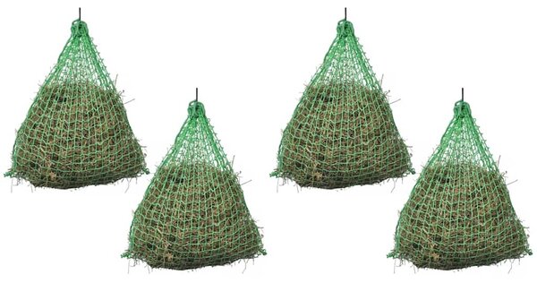 Sítě na seno 4 ks kulaté 0,75 x 0,5 m PP 279115