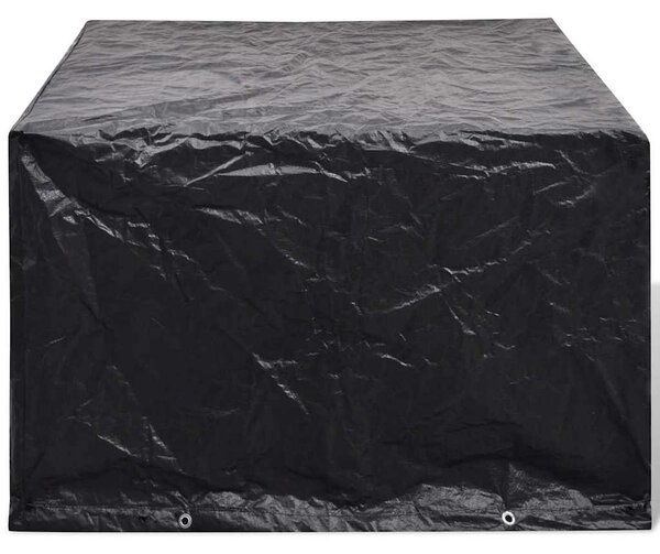 Plachty na zahradní nábytek 2 ks polyratan 8 oček 113 x 113 cm 279119