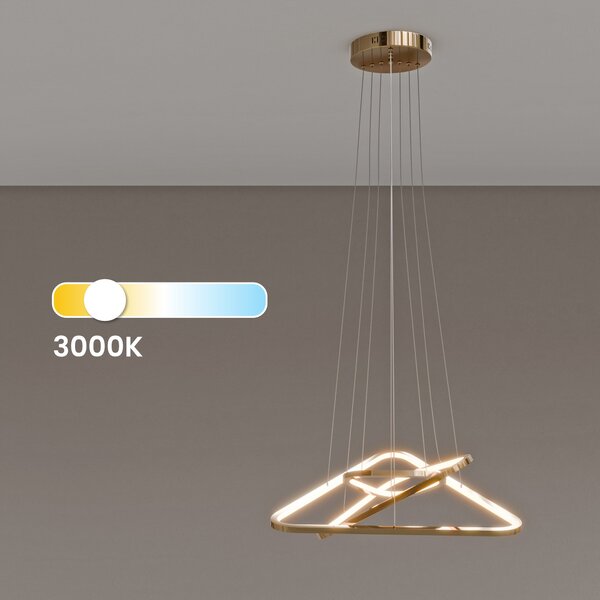 Designové závěsné LED svítidlo 146 W, 13 140 lm, teplá bílá, IP20