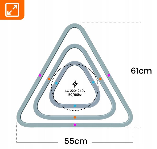 Designové závěsné LED svítidlo 146 W, 13 140 lm, teplá bílá, IP20