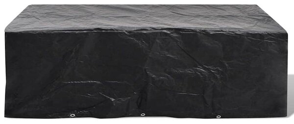 Plachty na zahradní nábytek 2 ks polyratan 10 oček 300 x 140 cm 279124