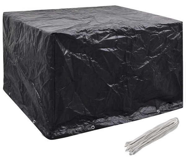 Plachty na zahradní nábytek 2 ks 8 oček 135 x 135 x 90 cm 279127