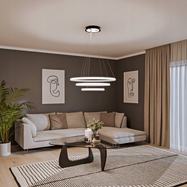 Designové závěsné LED svítidlo 182 W, kruhové, IP20