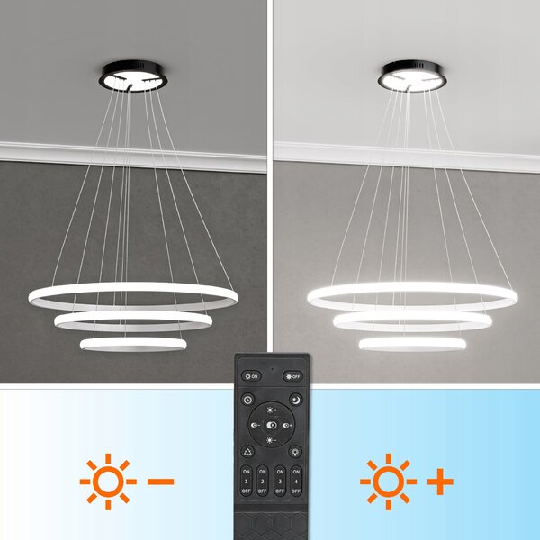 Designové závěsné LED svítidlo 182 W, kruhové, IP20