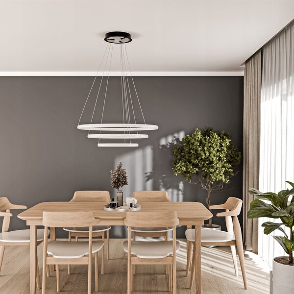 Designové závěsné LED svítidlo 182 W, kruhové, IP20